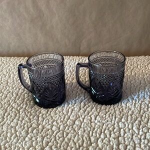 Cristal D'Arques Durand Amethyst Glass Tumblers (2)